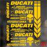 Набір наклейок для мотоцикла, мопеда, скутера у стилі Ducati, 40×30 см