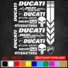 Набір наклейок для мотоцикла, мопеда, скутера у стилі Ducati, 40×30 см