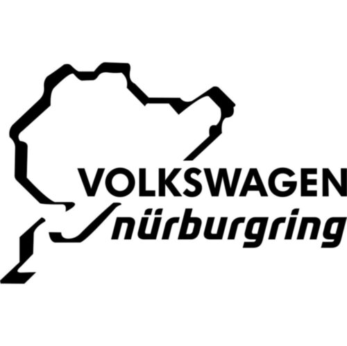 Виниловая наклейка на автомобиль - Volkswagen Nurburgring | Фольксваген Нюрбургринг v3