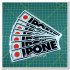 Вінілова наклейка на мотоцикл - IPONE Вінілова наклейка на мотоцикл - IPONE