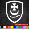 Виниловая наклейка на автомобиль - 1-я бригада «Буревій»