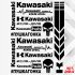 Набір наклейок для мотоцикла, мопеда, скутера у стилі Kawasaki, 40*30 см Набір наклейок для мотоцикла, мопеда, скутера у стилі Kawasaki, 40*30 см