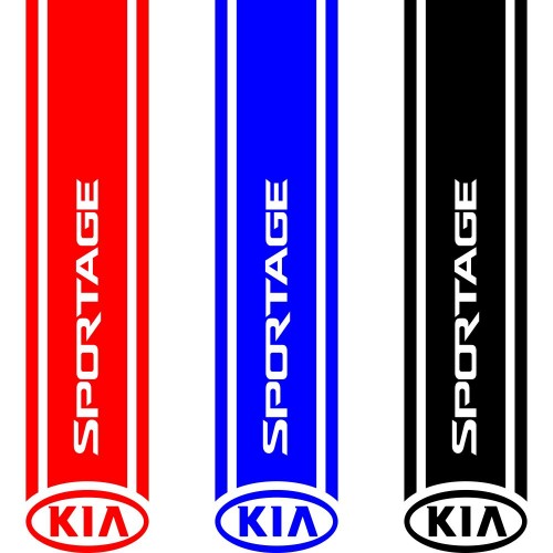 Вінілова наклейка на капот автомобіля - смуга Kia Sportage