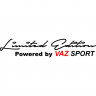 Вінілова наклейка на автомобіль - Limited Edition Powered by Vaz Sport Вінілова наклейка на автомобіль - Limited Edition Powered by Vaz Sport