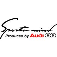 Виниловая наклейка на автомобиль - Sports mind produced by Audi v3