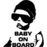 Вінілова наклейка на автомобіль - Baby on Board v2 Вінілова наклейка на автомобіль - Baby on Board v2