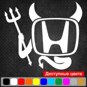 Вінілова наклейка на автомобіль.