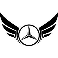 Вінілова наклейка на автомобіль - Крила Mercedes-Benz v2