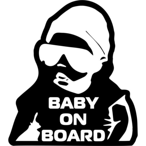 Вінілова наклейка на автомобіль - Baby on Board v3