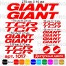 Вінілові наклейки на велосипед - набір Giant TCR (16шт)
