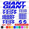 Вінілові наклейки на велосипед - набір Giant TCR (16шт) Вінілові наклейки на велосипед - набір Giant TCR (16шт)