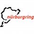 Виниловая наклейка на автомобиль - Гоночная трасса Nurburgring / Нюрбургринг v2
