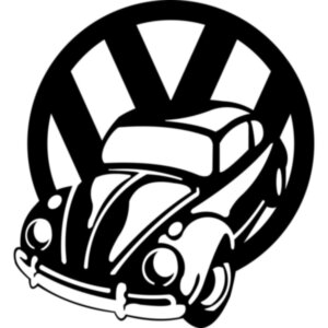 Вінілова наклейка на автомобіль - Volkswagen Beetle | Фольксваген Жук