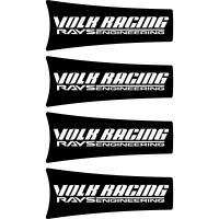 Набір вінілових наклейок на автомобільні диски Volk racing Rays engineering 4 шт.