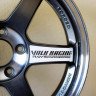 Набір вінілових наклейок на автомобільні диски Volk racing Rays engineering 4 шт. Набір вінілових наклейок на автомобільні диски Volk racing Rays engineering 4 шт.