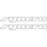 Набор виниловых наклеек на автомобиль - Syncro Volkswagen v2 (2шт)