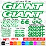 Вінілові наклейки на велосипед - набір Giant v3 (20шт) Вінілові наклейки на велосипед - набір Giant v3 (20шт)