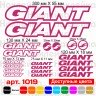 Виниловые наклейки на велосипед - набор Giant v3 (20шт) Виниловые наклейки на велосипед - набор Giant v3 (20шт)