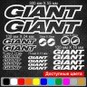 Виниловые наклейки на велосипед - набор Giant v3 (20шт)