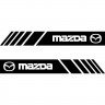 Набор наклеек на зеркала авто - Полосы Mazda (2шт) Набор наклеек на зеркала авто - Полосы Mazda (2шт)