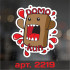 Вінілова наклейка - Domo-kun /Домо-кун Вінілова наклейка - Domo-kun /Домо-кун