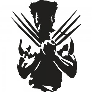 Вінілова наклейка на автомобіль - Росомаха /Логан /Wolverine