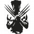 Вінілова наклейка на автомобіль - Росомаха /Логан /Wolverine Вінілова наклейка на автомобіль - Росомаха /Логан /Wolverine