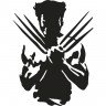 Вінілова наклейка на автомобіль - Росомаха /Логан /Wolverine