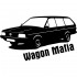 Вінілова наклейка на автомобіль - Wagon Mafia Volkswagen Вінілова наклейка на автомобіль - Wagon Mafia Volkswagen