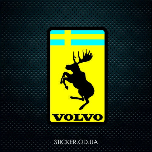 Вініл наклейка наклейка на автомобіль - Volvo логотип v2