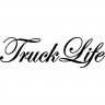 Вінілова наклейка на автомобіль - Truck Life Вінілова наклейка на автомобіль - Truck Life