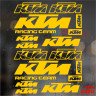 Набор наклеек на мотоцикл, мопед, скутер, в стиле KTM, 40*30 см v2 Набор наклеек на мотоцикл, мопед, скутер, в стиле KTM, 40*30 см v2