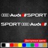 Набор виниловых наклеек на автомобиль - Audi Sport v3 (2 шт.) Набор виниловых наклеек на автомобиль - Audi Sport v3 (2 шт.)