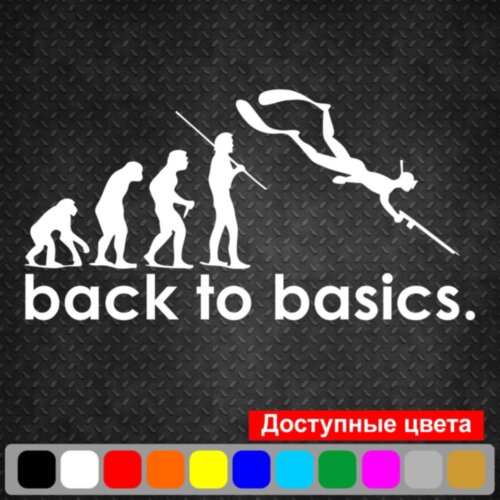 Вінілова наклейка на автомобіль - Back to bacics