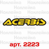 Виниловая наклейка стикер - Acerbis