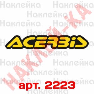 Виниловая наклейка стикер - Acerbis