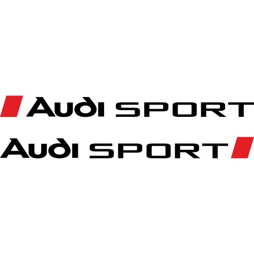 Набір вінілових наклейок на автомобіль - Audi Sport v5 (2 шт.)