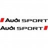 Набір вінілових наклейок на автомобіль - Audi Sport v5 (2 шт.)