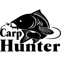 Вінілова наклейка на автомобіль - Carp Hunter