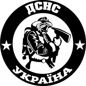 Вінілова наклейка на автомобіль - ДСНС Україна