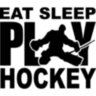 Вінілова наклейка - Eat Sleep Play Hockey Вінілова наклейка - Eat Sleep Play Hockey