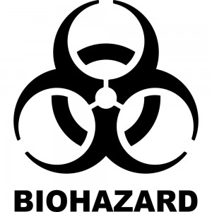 Вінілова наклейка на автомобіль - Biohazard