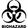 Вінілова наклейка на автомобіль - Biohazard