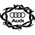 Вінілова наклейка на автомобіль - Audi Tribal