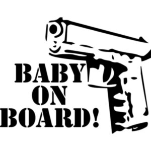 Вінілова наклейка на автомобіль - Baby on Board v12