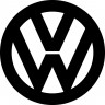 Вінілова наклейка на автомобіль - Логотип Volkswagen v2