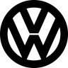 Вінілова наклейка на автомобіль - Логотип Volkswagen v2
