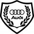 Вінілова наклейка на автомобіль - Щит Audi
