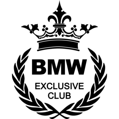 Вінілова наклейка на автомобіль - BMW Exclusive Club