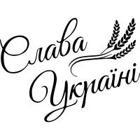 Вінілова наклейка на автомобіль - Слава Україні